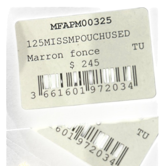 NWT Maje Miss M Burgundy Brown Clutch Bag Purse Crossbody New with Tags - Picture 8 of 10